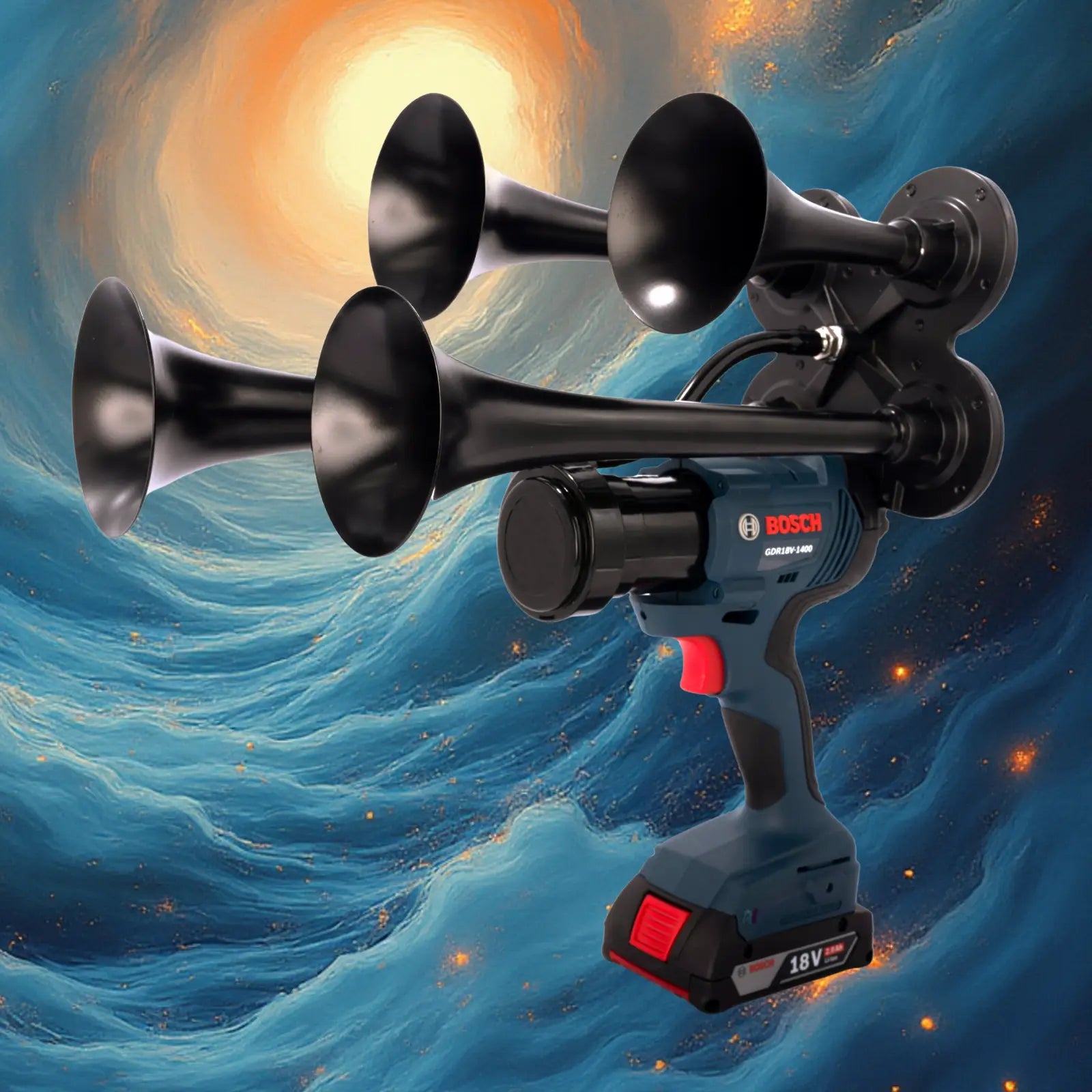 Bosch Impact Train Air Horns by Honkup