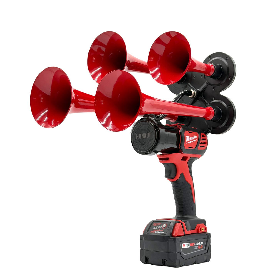 Train Horn for Milwaukee Batteries – Quad – Without Remote