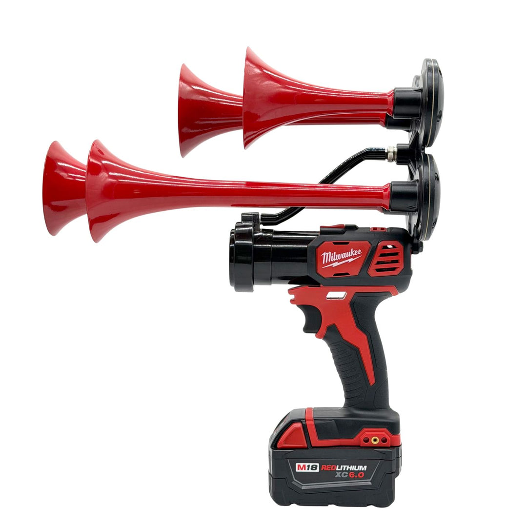 Train Horn for Milwaukee Batteries – Quad – Without Remote