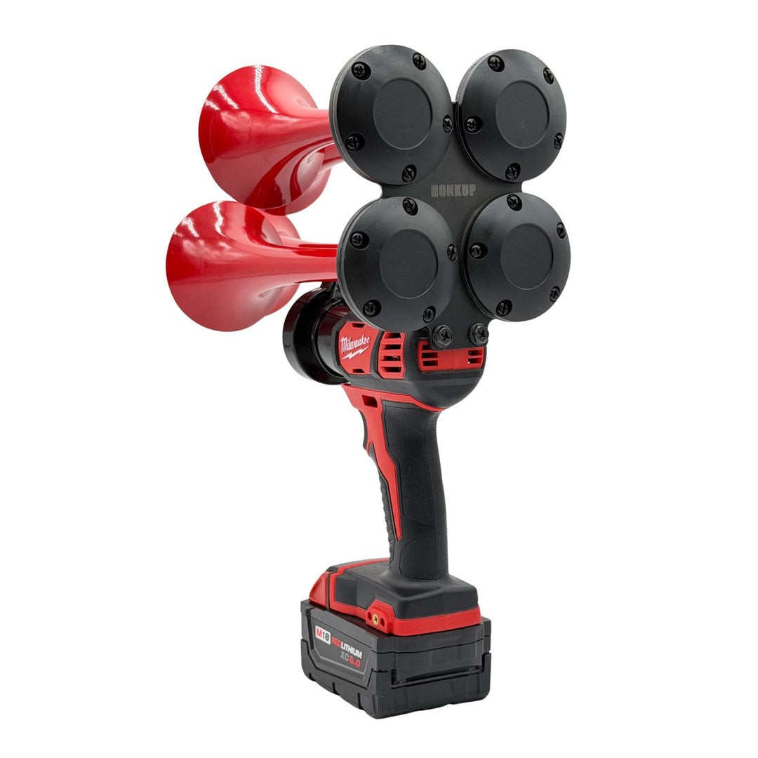 Train Horn for Milwaukee Batteries – Quad – Without Remote