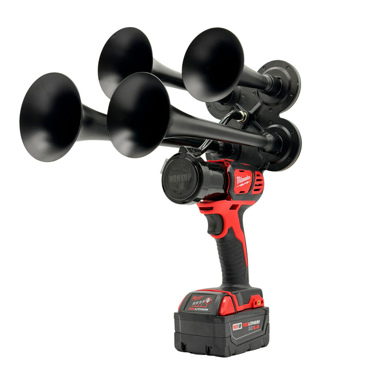 Train Horn for Milwaukee Batteries – Quad – Without Remote