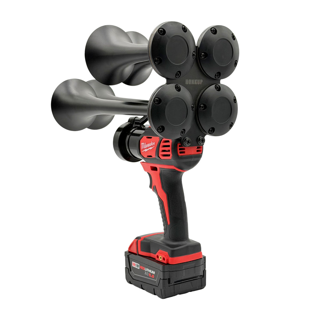 Train Horn for Milwaukee Batteries – Quad – Without Remote