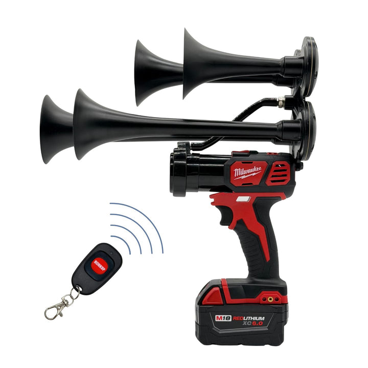 Train Horn for Milwaukee Batteries – Quad
