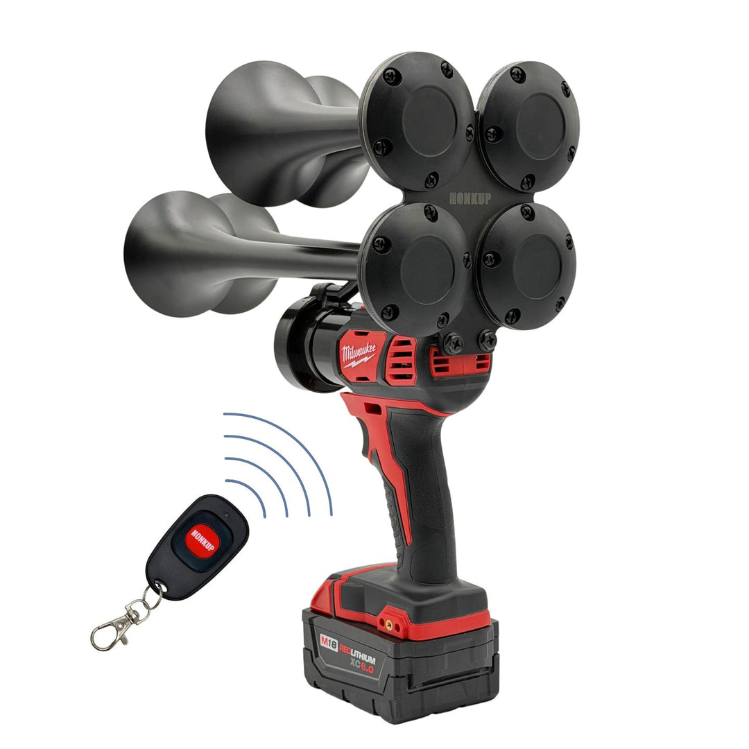 Train Horn for Milwaukee Batteries – Quad