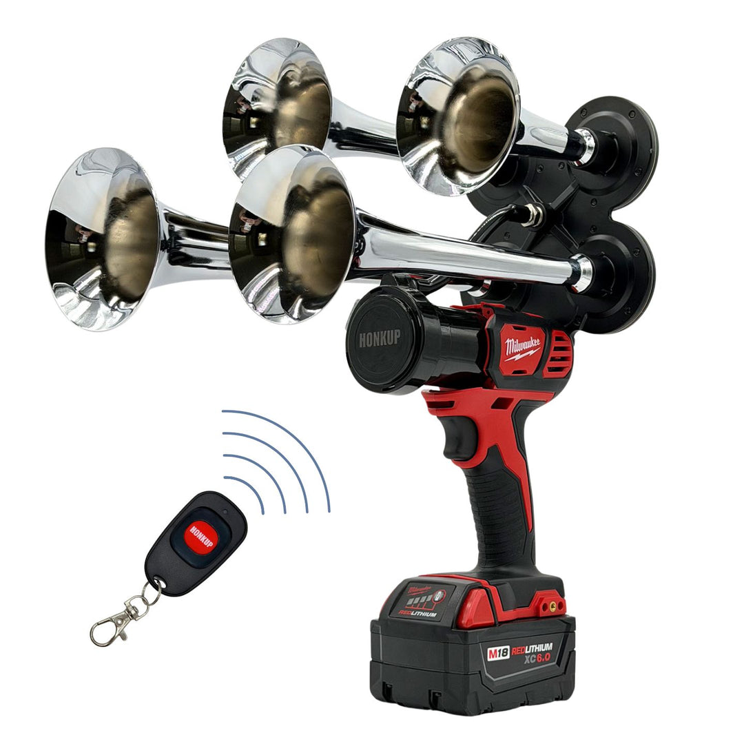 Train Horn for Milwaukee Batteries – Quad