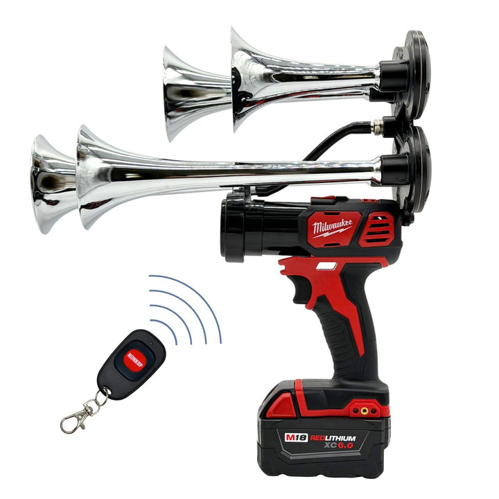 Train Horn for Milwaukee Batteries – Quad