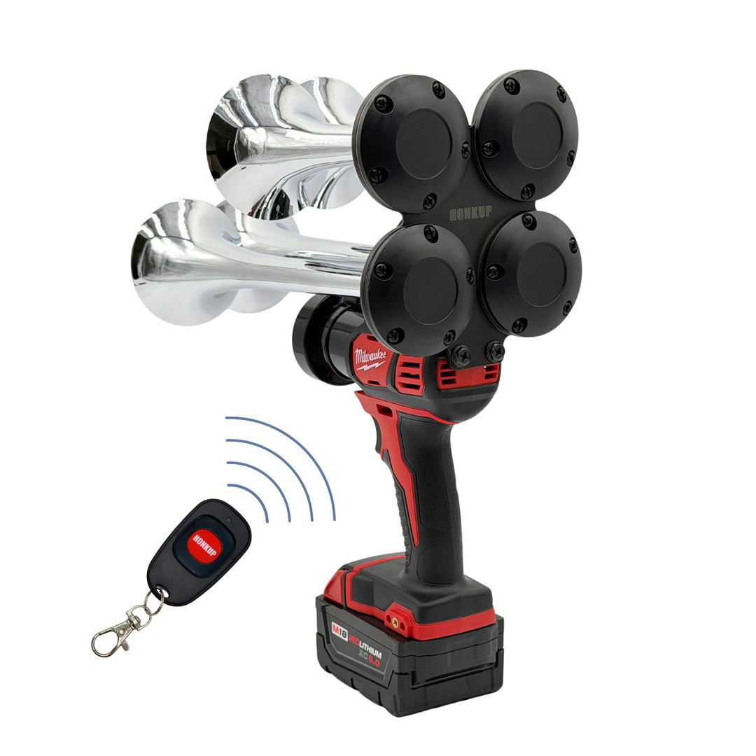 Train Horn for Milwaukee Batteries – Quad