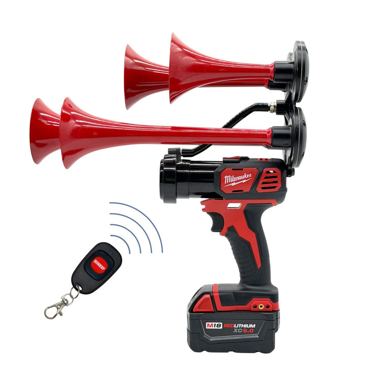 Train Horn for Milwaukee Batteries – Quad