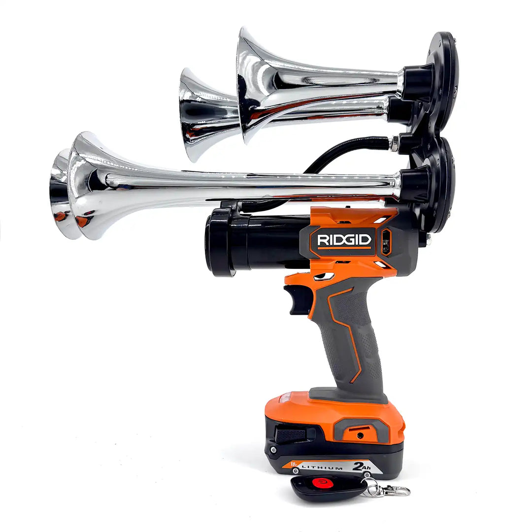 Ridgid Impact Train Horngun Chrome with Remote