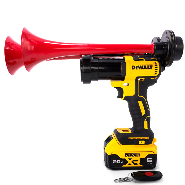 Cordless DeWalt Compact Dual train horn 20V handheld boss gun style premium air horn