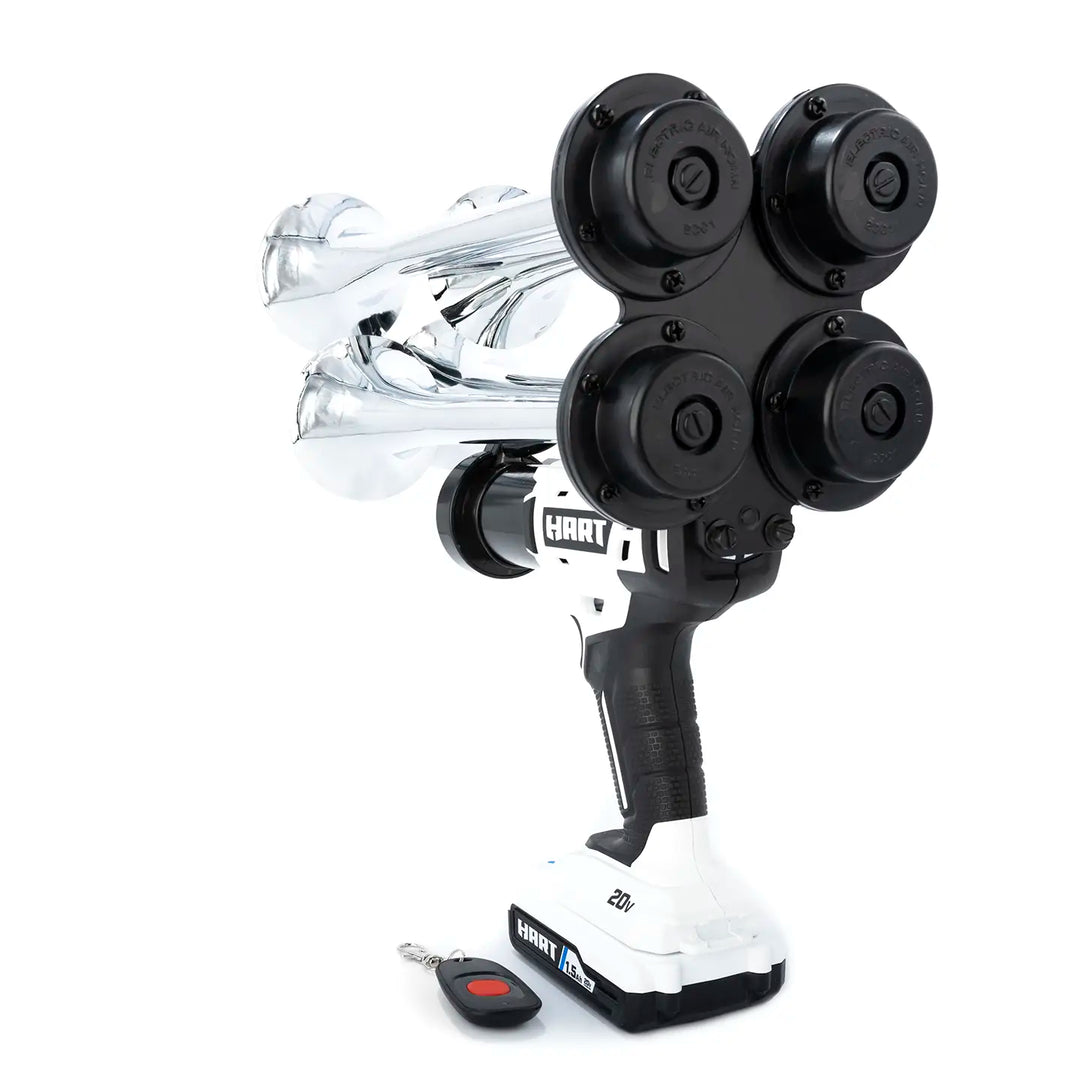 Hart Pulsefire Premium Extreme silver train horn drill portable 20V air horn ready to use out of the box 150dB