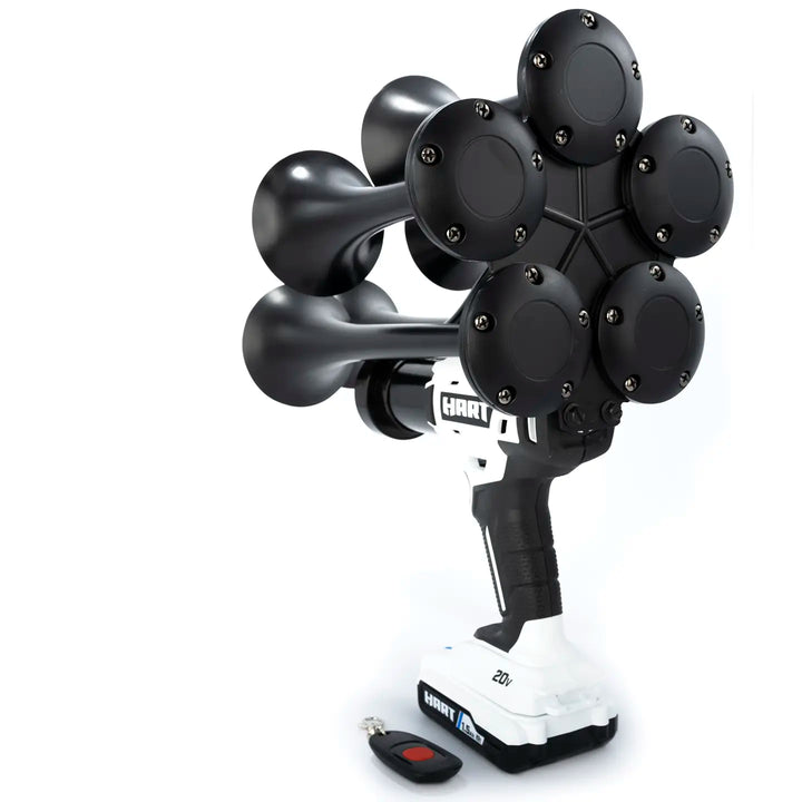 Impact Train Air 5 Trumpet Horn Compatible with Hart batteries in Black color and Remote Control