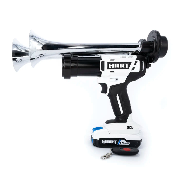 Impact Train Air Horn Compatible with Porter Cable batteries Chrome