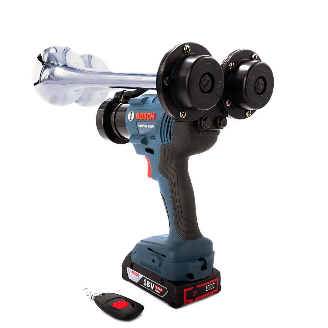 Train Horn for Bosch Batteries - silver train horn drill portable air horn ready to use out of the box