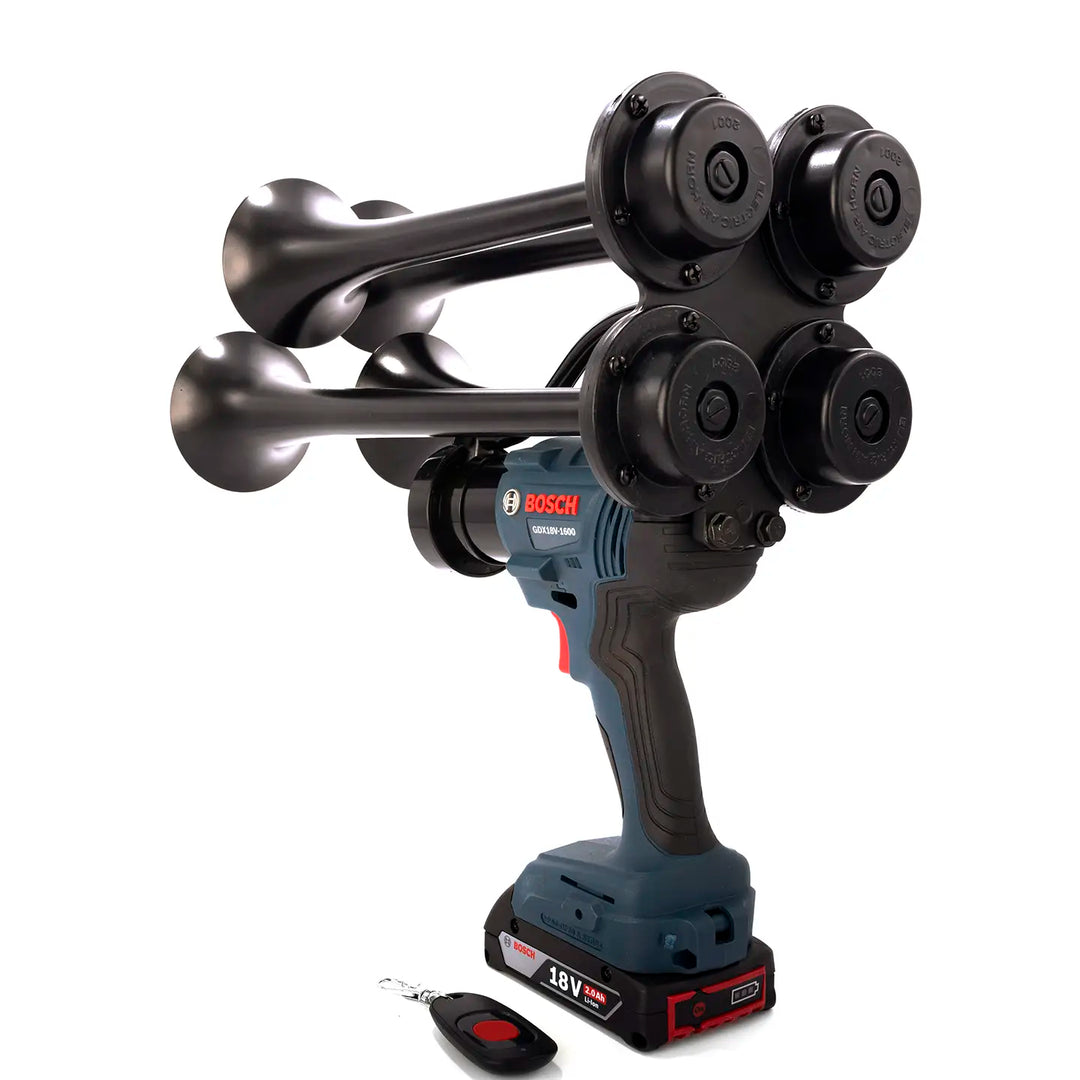 Train Horn for Bosch Batteries Pulsefire Premium Extreme black air horn drill