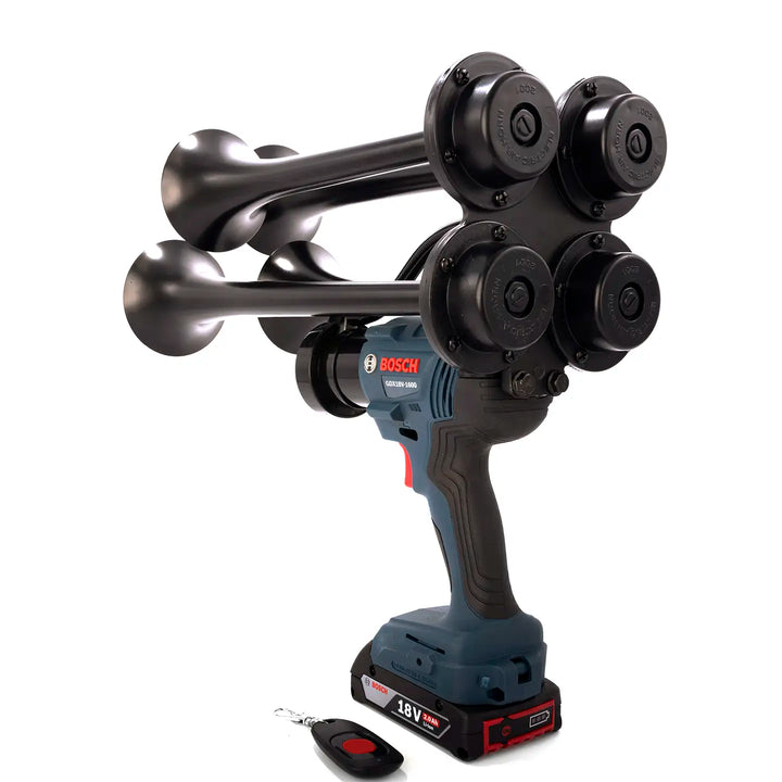 Train Horn for Bosch Batteries Pulsefire Premium Extreme black air horn drill
