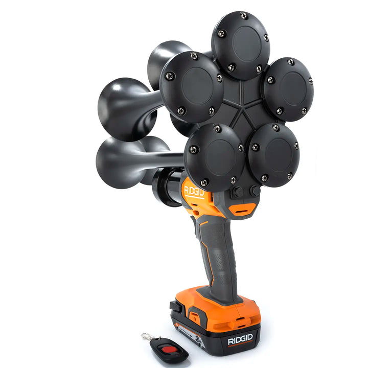 Train horn compatible with Ridgid drill 5 trumpet model ready to use out of the box 