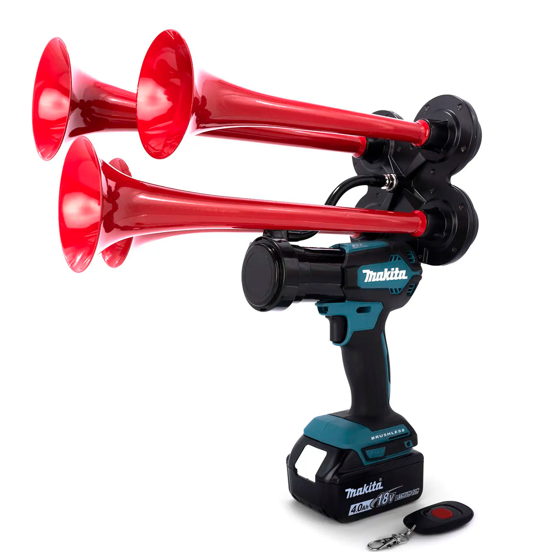 Makita Pulsefire Edition train horn built from genuine 18V impact tool