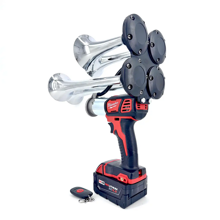 Milwaukee Impact Train Air Horn Quad Chrome handheld drill