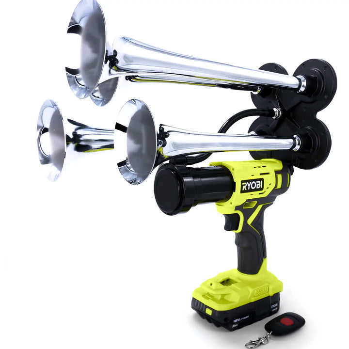 Ryobi handheld Pulsefire train horn premium extreme model with powerful 150dB output