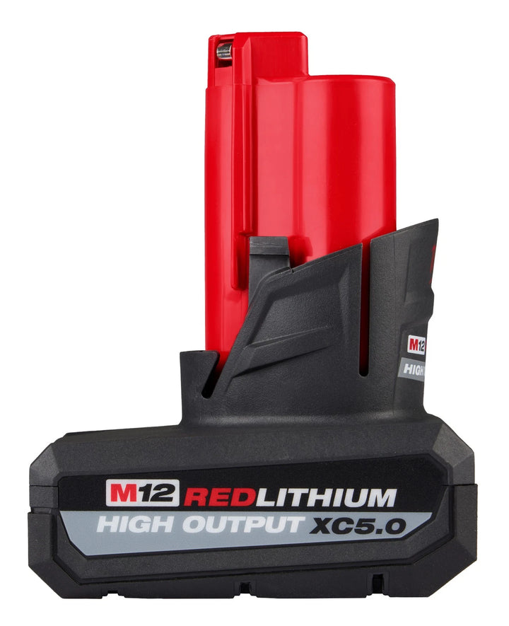 Milwaukee M12 REDLITHIUM HIGH OUTPUT XC5.0 5.0Ah 12V Lithium-Ion Battery 48-11-2450