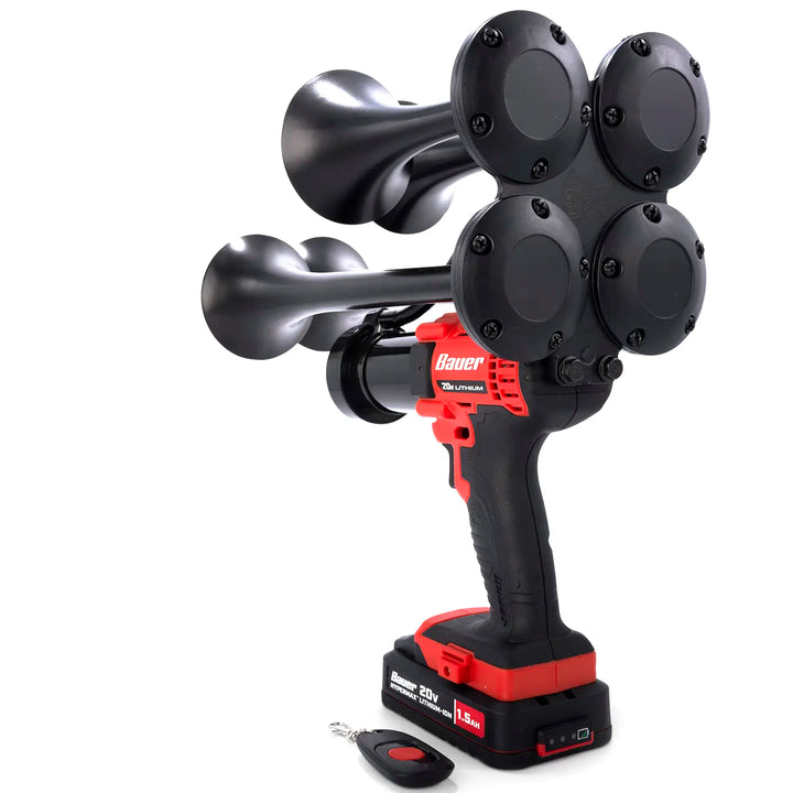 Train Horn for Bauer Batteries | Handheld Quad train horn drill