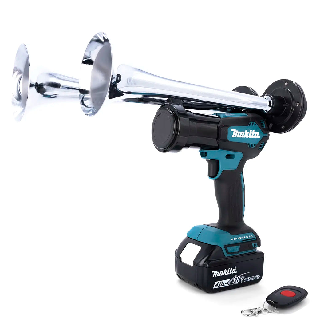 Train Horn for Makita Batteries | Dual compact air horn ready to use out of the box handheld design