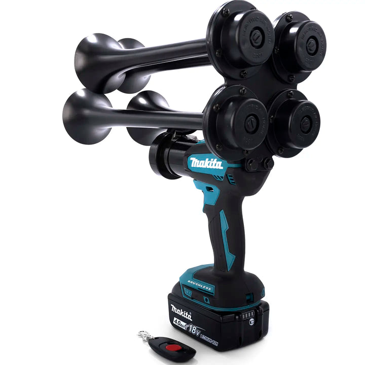 Train Horn for Makita Batteries | Portable impact drill air horn 18V cordless Extreme model